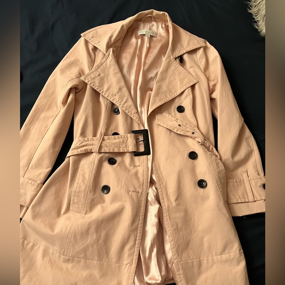 New york & company mauve trench coat